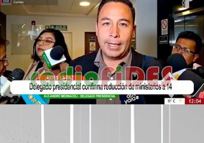 #GrupoFides | #ANF El delegado presidencial Alejandro Medinaceli confirmó la reestructuración del Órgano Ejecutivo,…