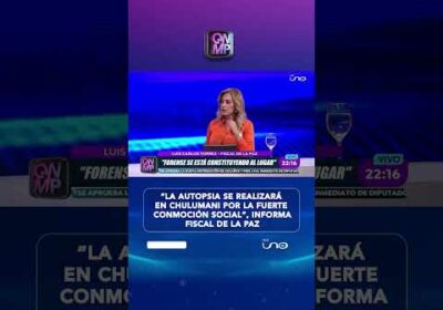 Fiscalía realiza autopsia en Chulumani por caso que conmocionó a la población