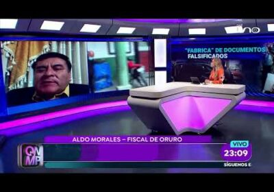 Fiscalía de Oruro desbarata red que falsificaba documentos oficiales