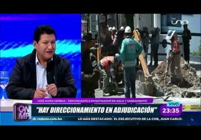 Auditoría revela corrupción y riesgo para La Paz en el caso de las tuberías chinas