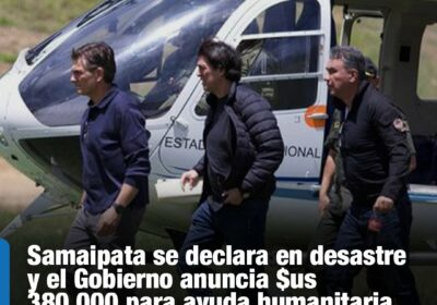 #GrupoFides | #ANF #Política La declaratoria de desastre permitirá gestionar apoyo nacional e internacional…