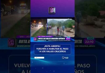La vía hacia los Valles Cruceños fue habilitada