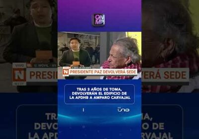 Tras 3 años de toma, devolverán el edificio de APDHB a Amparo Carvajal