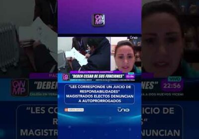 La magistrada electa Paola Verónica Prudencio denunció que los autoprorrogados del TCP
