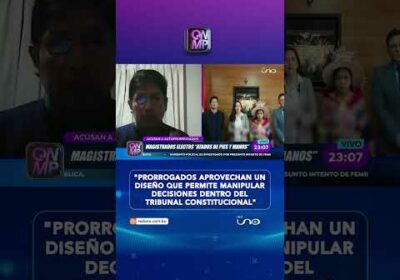 Magistrado Arias alerta sobre manipulación en el TCP