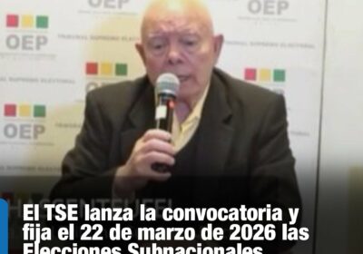 #GrupoFides | #ANF #Política El presidente del TSE, Oscar Hassenteufel, precisó que las actuales…