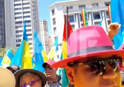#GrupoFides | #ANF #LaPaz La marcha en apoyo a Edmand Lara llegó a la…
