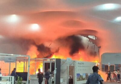 Un fuego obliga a desalojar a los participantes de la Cumbre del Clima en…