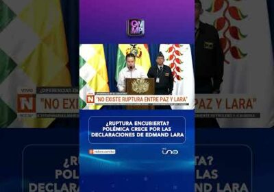 ¿Ruptura encubierta? Polémica crece por las declaraciones de Edmand Lara