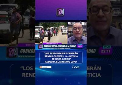 Lupo: “El dinero desaparecido es del pueblo y habrá responsables”