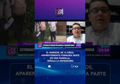 4gresor de 14 años aparentemente ligado a una pandilla