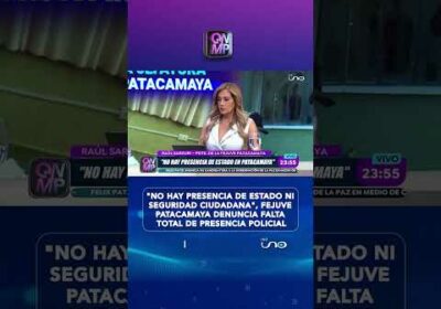 Fejuve Patacamaya denuncia falta total de presencia policial