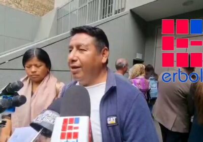 Dirigentes del Trópico de Cochabamba presentaron este martes en Casa Grande del Pueblo una…