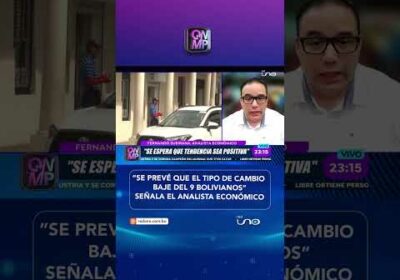 ¿El tipo de cambio podría bajar del 9 bolivianos?