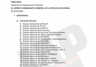 Buenos dias! Hoy habrá cambios en el alto mando policial. ¿Relevarán al Comandante Russo?…