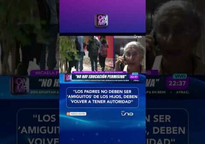 “Educar significa ser exigente. No existen modelos permisivos»