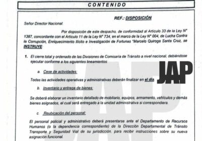 Y luego de prohibir cualquier clase de cobros o dádivas para policías ahora COMANDANTE…