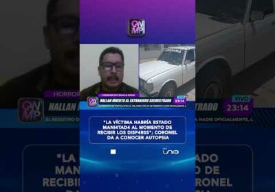 Impactante hallazgo: víctima habría sido ejecutada maniatada