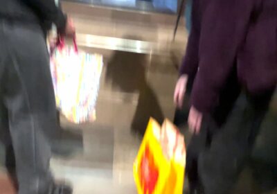 | Activistas de ‘Take Back Power’ fueron detenidos tras vandalizar la Corona Imperial británica…