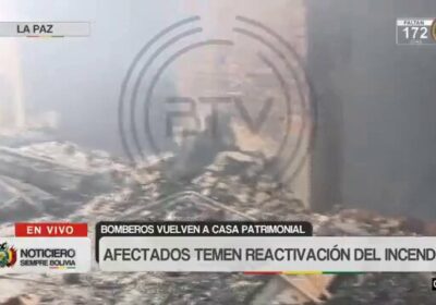 #GrupoFides | #ANF #LaPaz Ante la posible reactivación del fuego, Bomberos retornó a la…