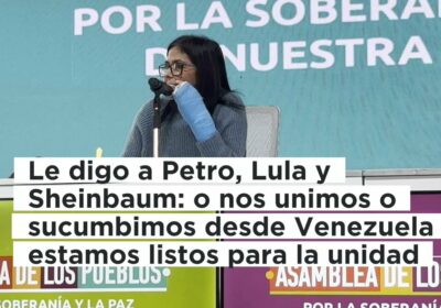 🇻🇪🇨🇴🇧🇷🇲🇽 | La vicepresidenta del régimen de Maduro, Delcy Rodríguez, hizo un llamado formal…