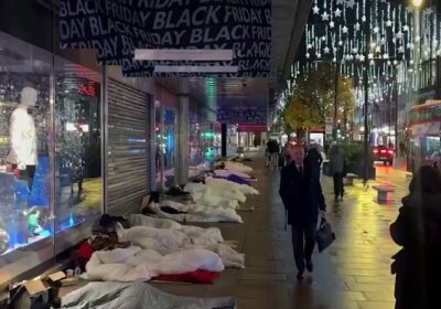 | El número de personas sin hogar en Inglaterra aumentó un 8 % el…