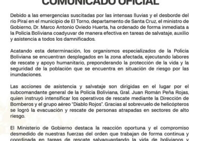 #GrupoFides | #ANF Ante la emergencia por las intensas lluvias y el desborde del…